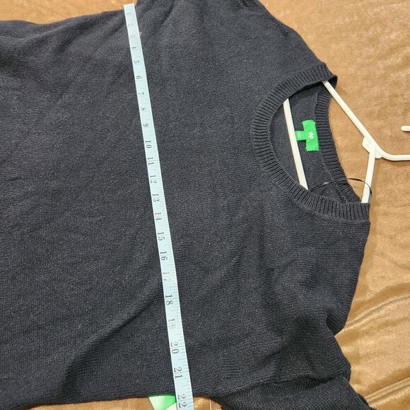 Dip Long sleeve Blouse For Women Size Large Color Black 10%Wool   ^ - Picture 4 of 8